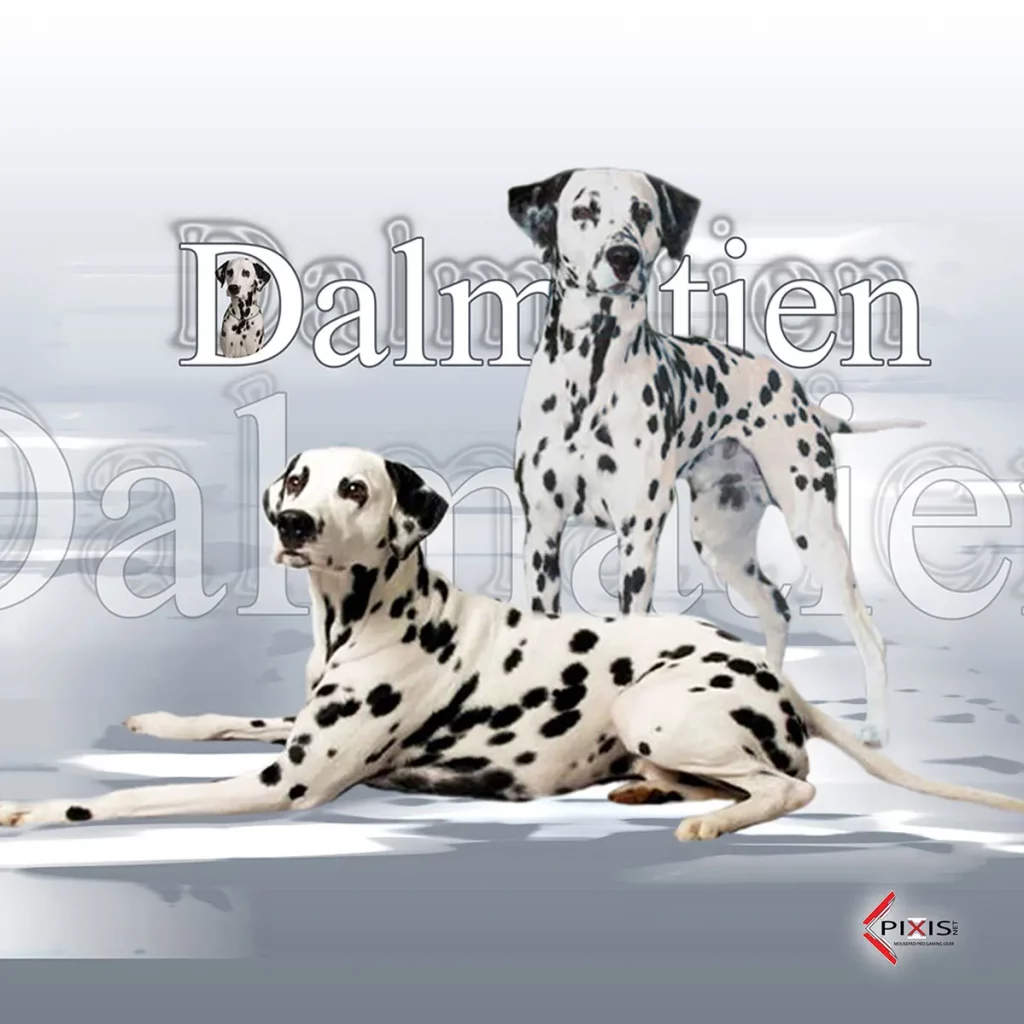 plaque attention chien dalmatien