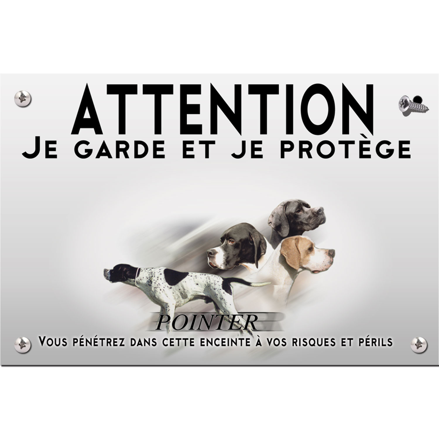 palque attention au chien boite aux lettres