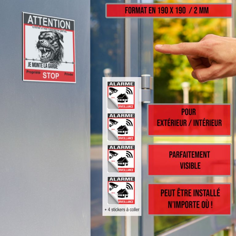 Pancarte Attention au Chien