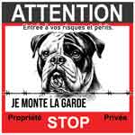 plaque de old english bulldog