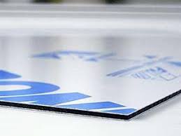 plaque aluminium dibond avec film de protection