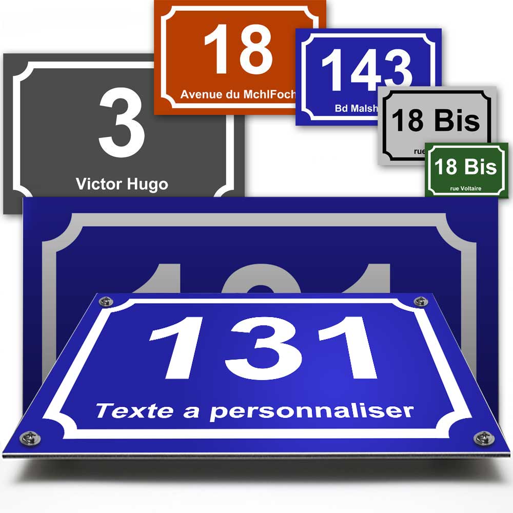 impression numéro de rue 131