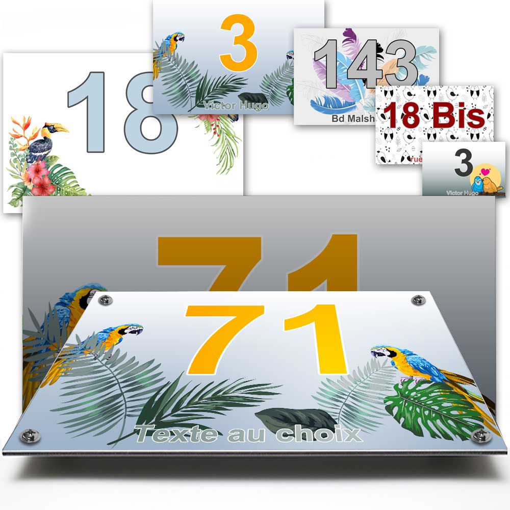 plaques personnalisées