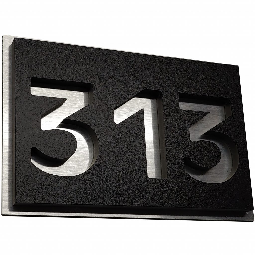 plaque 3D trespa