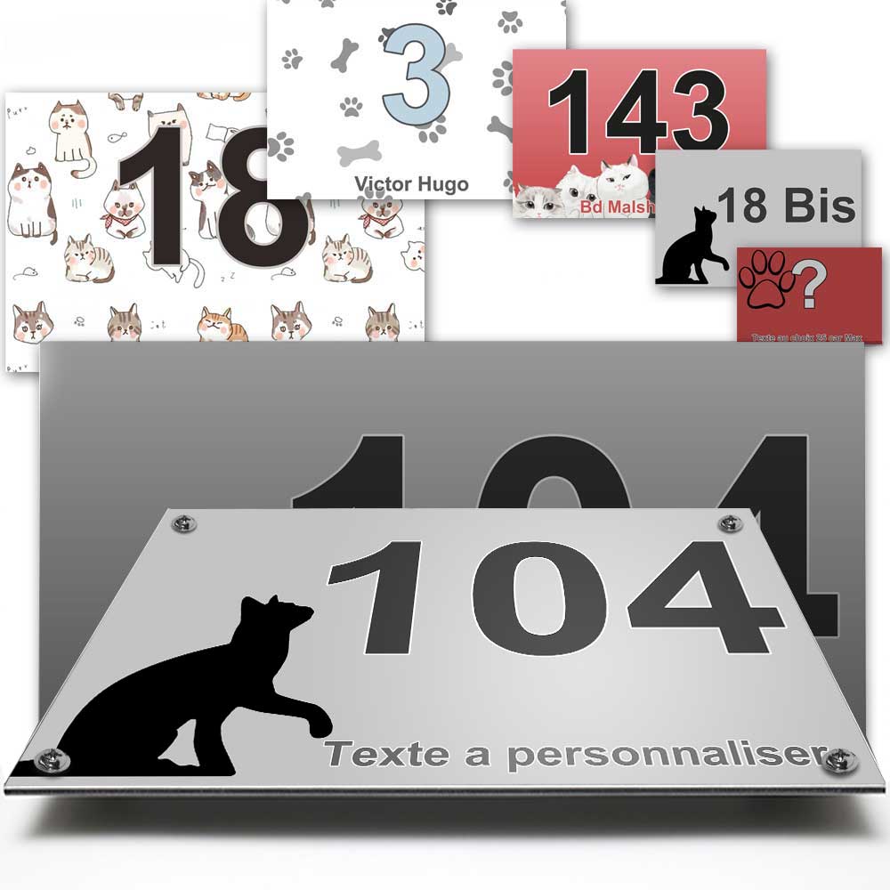 numéro de maison chat