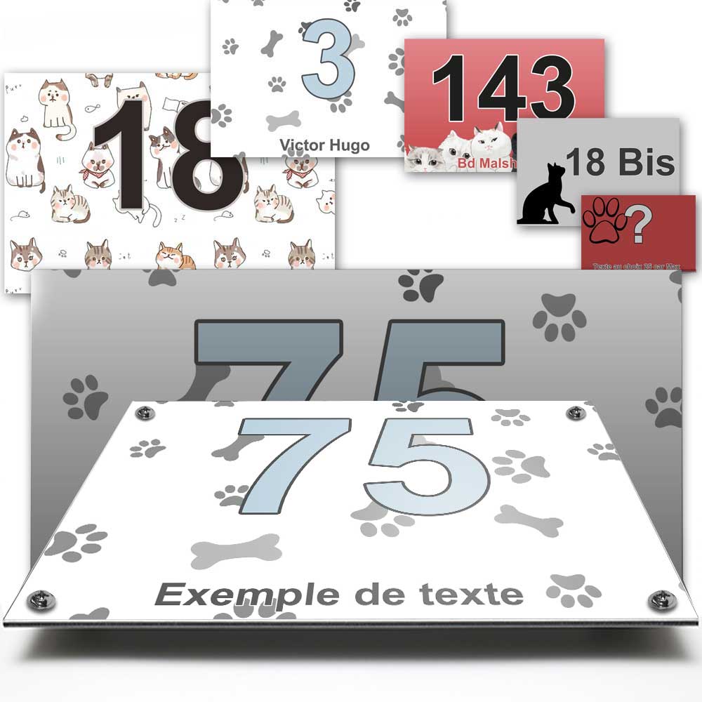 numéro de maison nonos