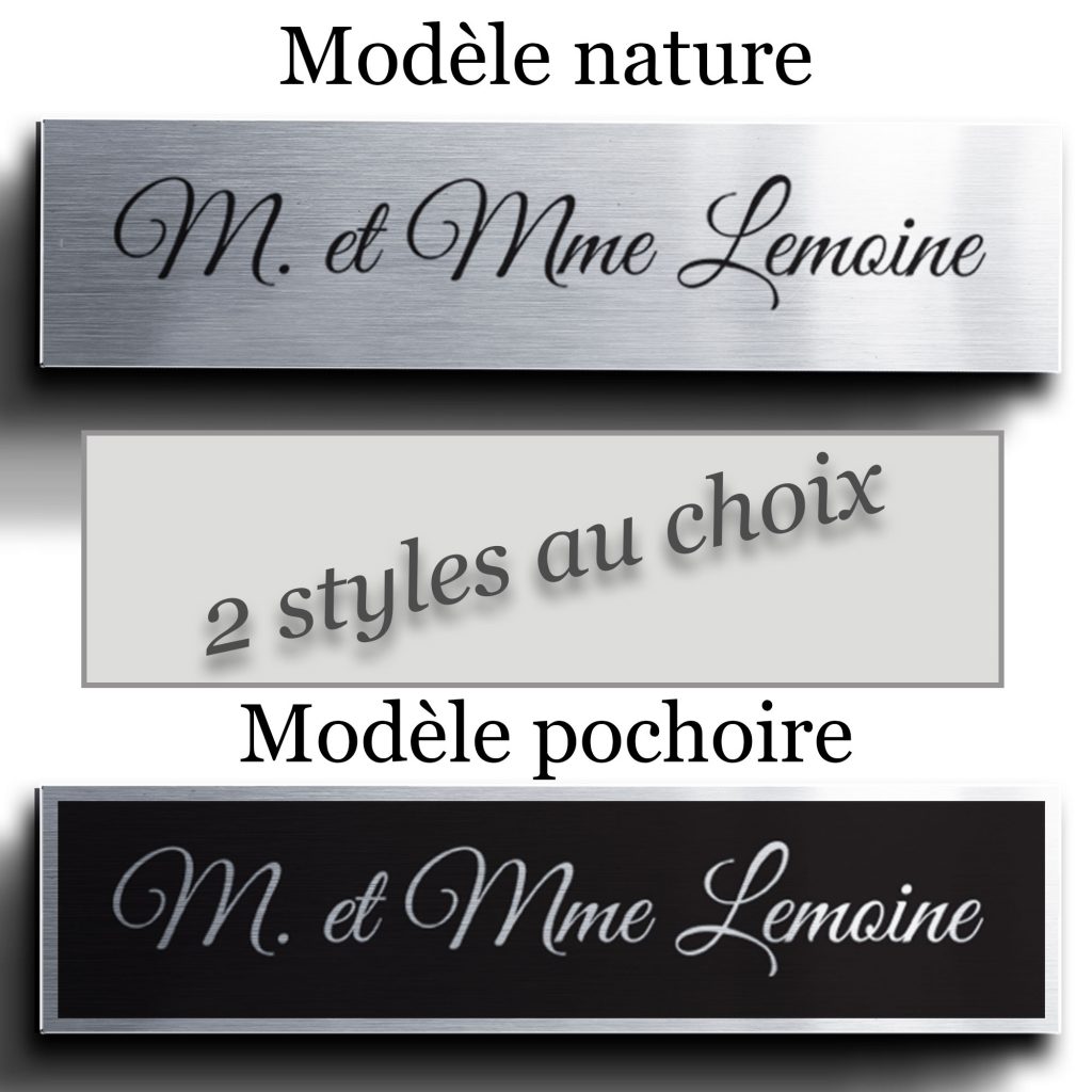 nom sur boite aux lettres