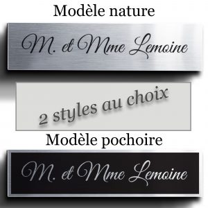 nom sur boite aux lettres