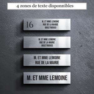 porte nom boite aux lettres