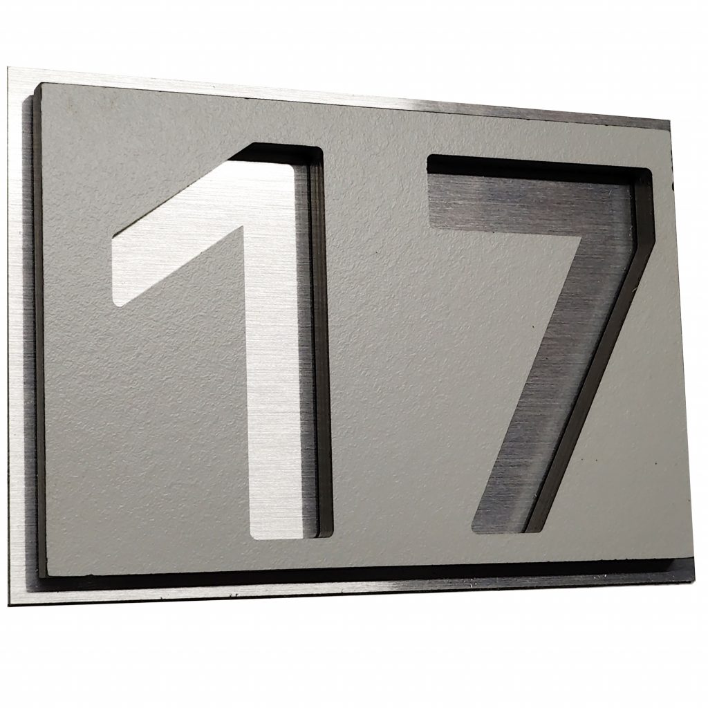 numéro de maison moderne