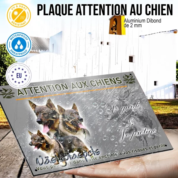 Panneau Trois Västgötaspets avec un fond transparent