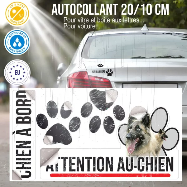 Plaque chien de garde Tervuren