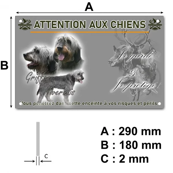 Pancarte Griffon Nivernais