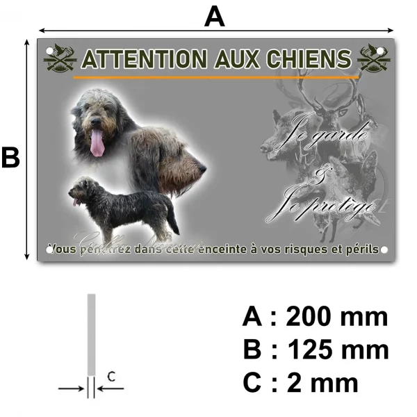 Panneau Deux Griffons Nivernais