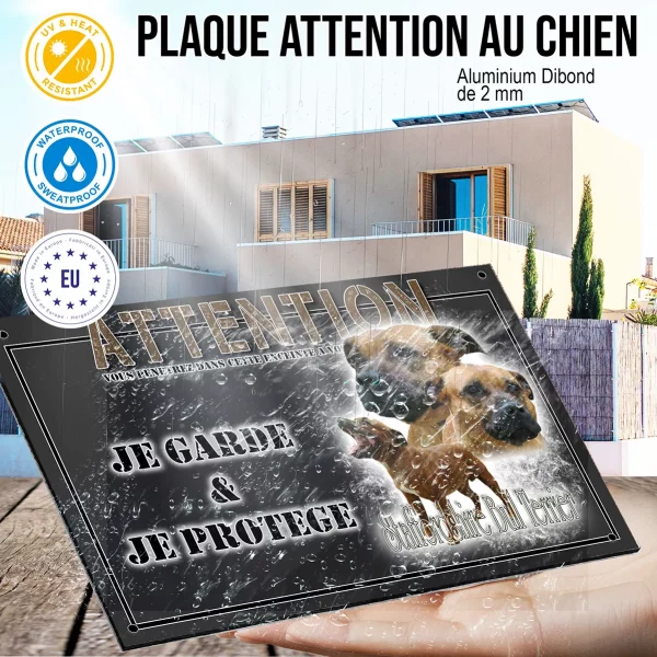 Panneau chien de garde Visuel multiple du Staffordshire Bull Terrier