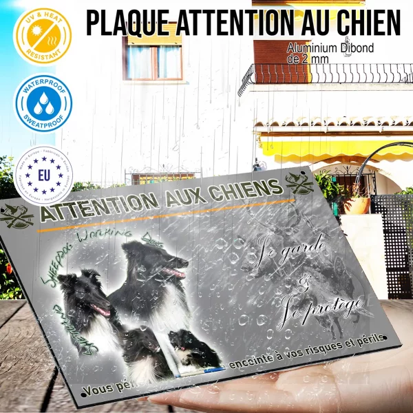 Panneau Shetland Sheepdog avec un look dynamique en groupe