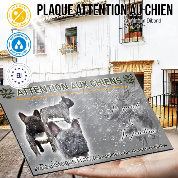 Panneau Visuel de Bouldogue Français avec plusieurs chiens