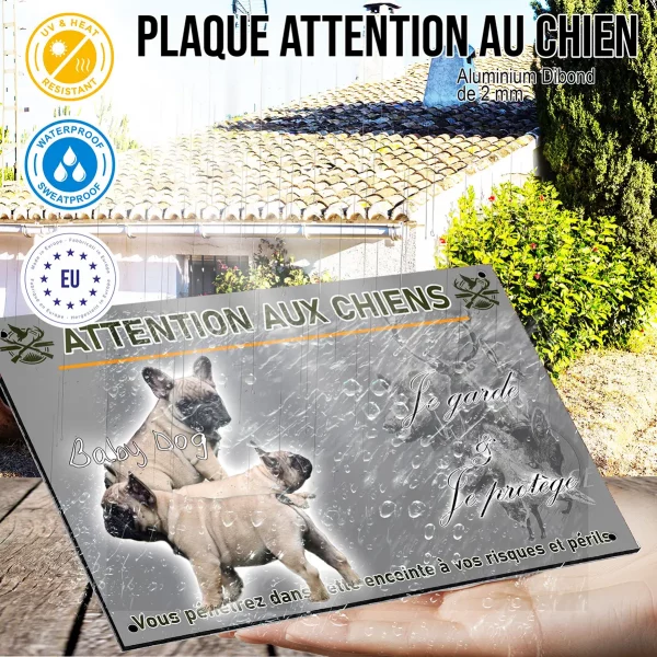 Panneau Image de plusieurs bouledogues français mignons