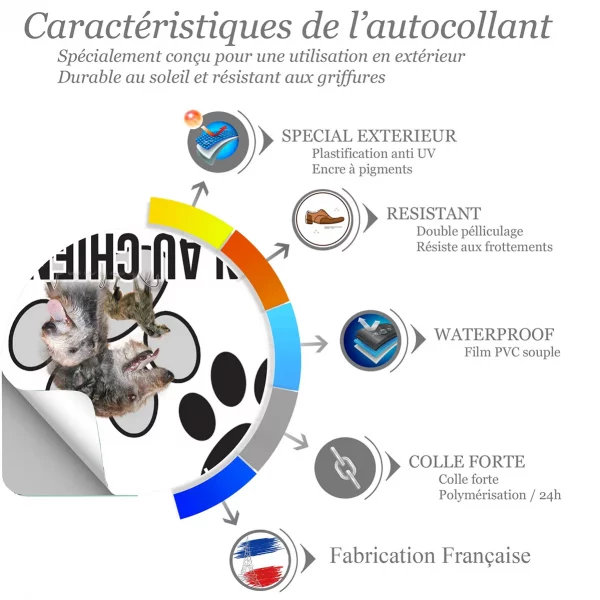Chien a bord Un Deerhound illustré avec ses têtes et corps