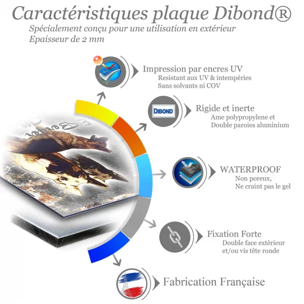 Je monte la garde Illustration d'un berger allemand avec texte