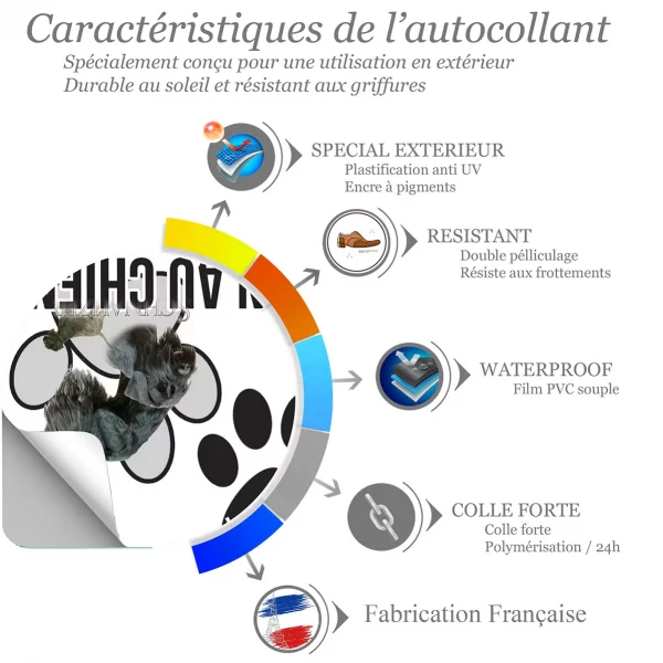Chien a bord Trois Schnauzers avec un texte en dessous.