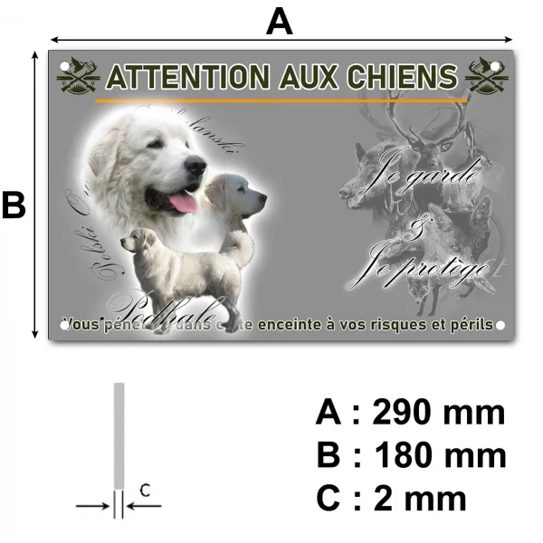 Pancarte Images de chiens Podhalan avec différentes poses