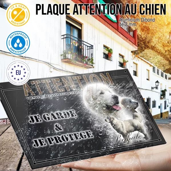 Panneau chien de garde Images de chiens Podhalan avec différentes poses