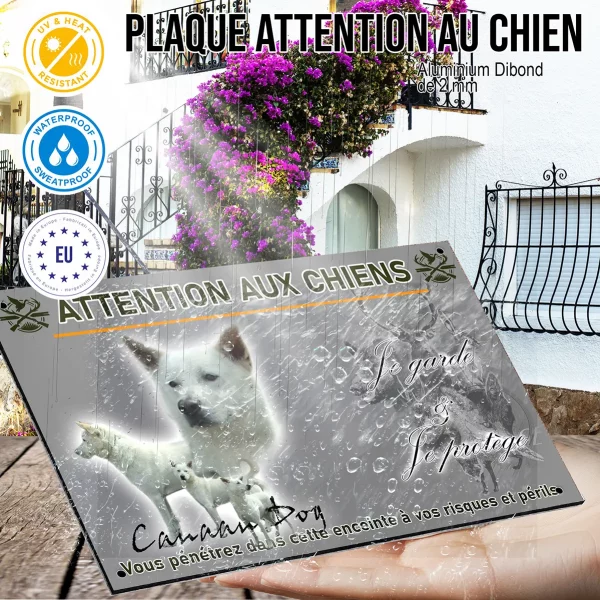 Panneau Trio de chiens Akita Inu avec variétés de poses