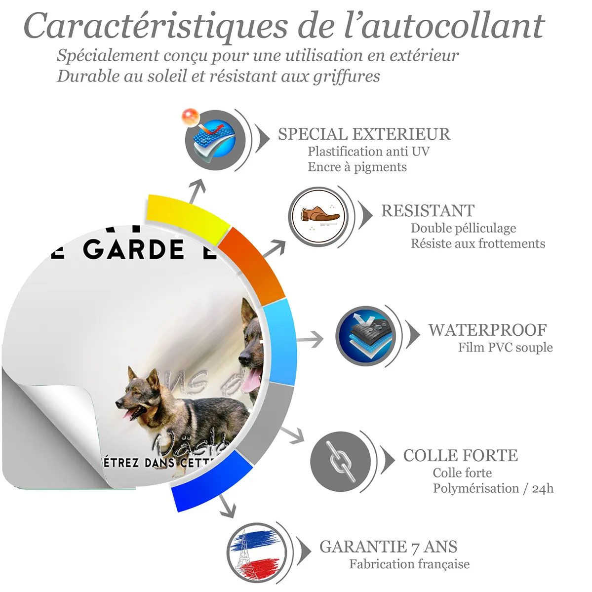 Sticker Trois Västgötaspets avec un fond transparent