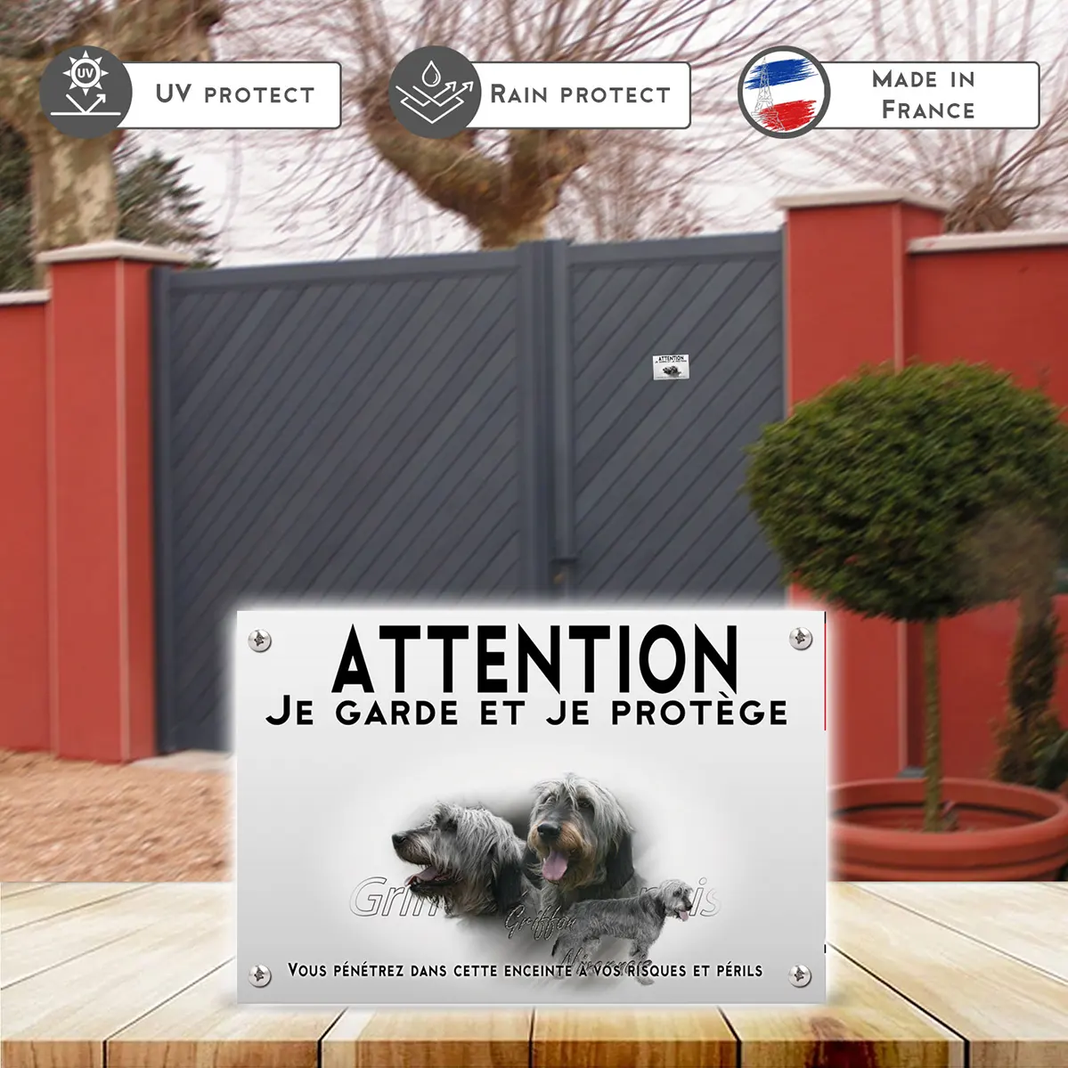 Plaques Griffon Nivernais