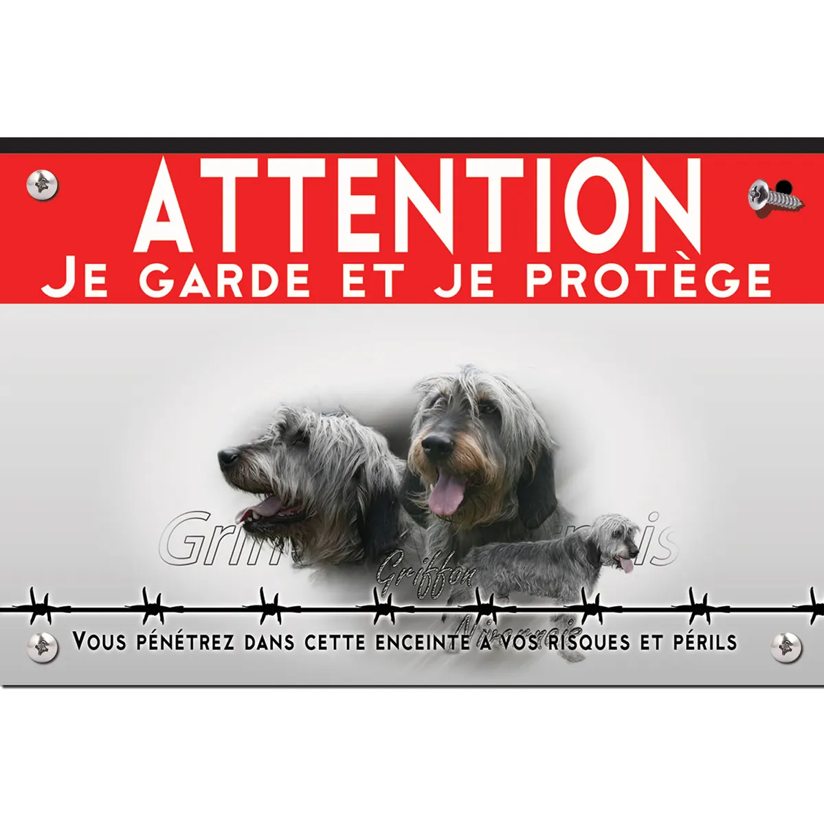 Signalisation personnalisee Griffon Nivernais