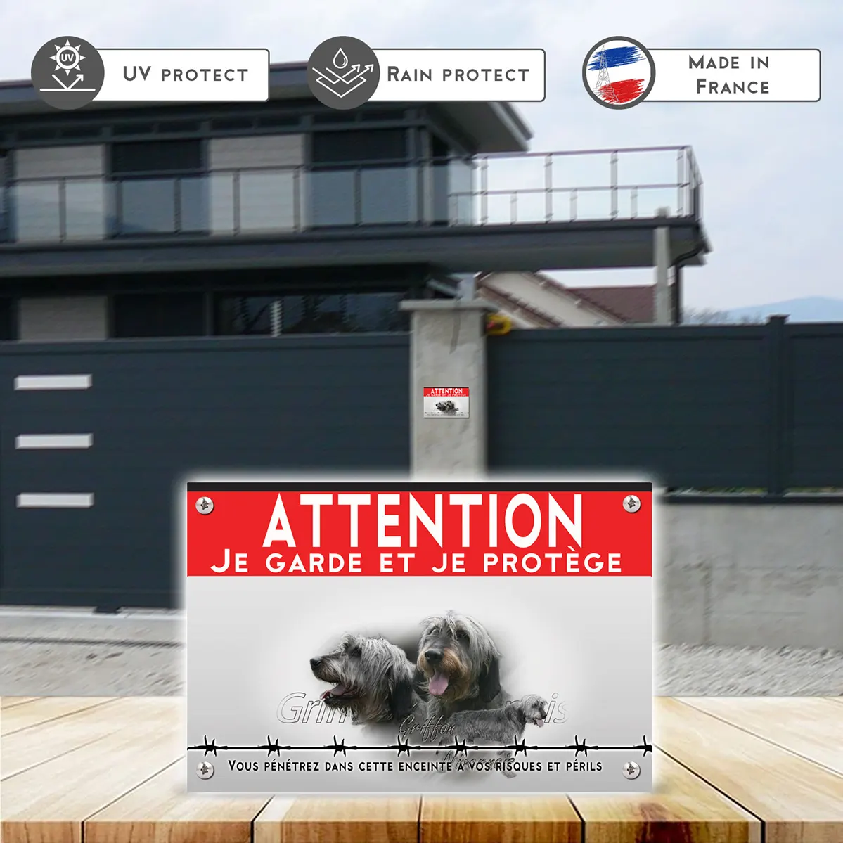 Grande pancarte Griffon Nivernais