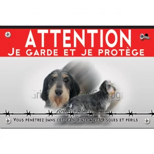 Signalisation personnalisee Griffon Bleu de Gascogne