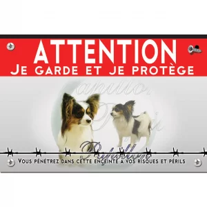 Signalisation personnalisee Un Papillon avec un pelage soyeux et des oreilles distinctives