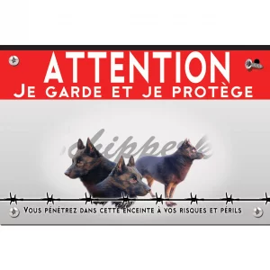 Signalisation personnalisee Schipperke avec plusieurs angles de tête et entier