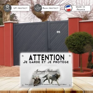 Plaques Spinone Italiano tenant un gibier dans sa bouche