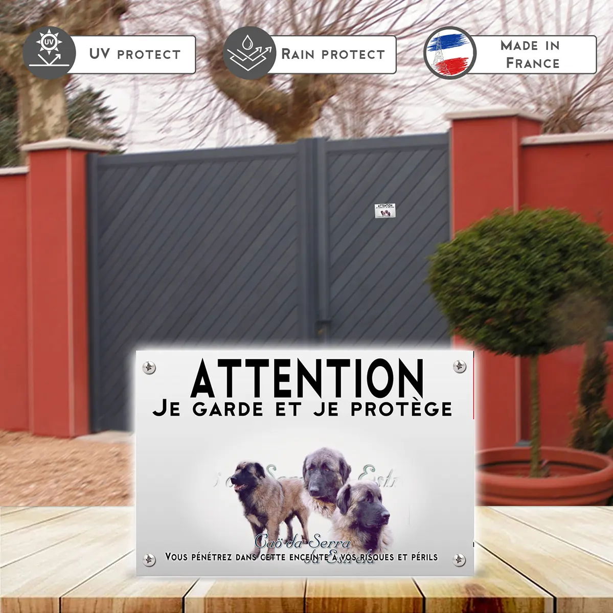 Plaques Cão da Serra da Estrela avec plusieurs portraits