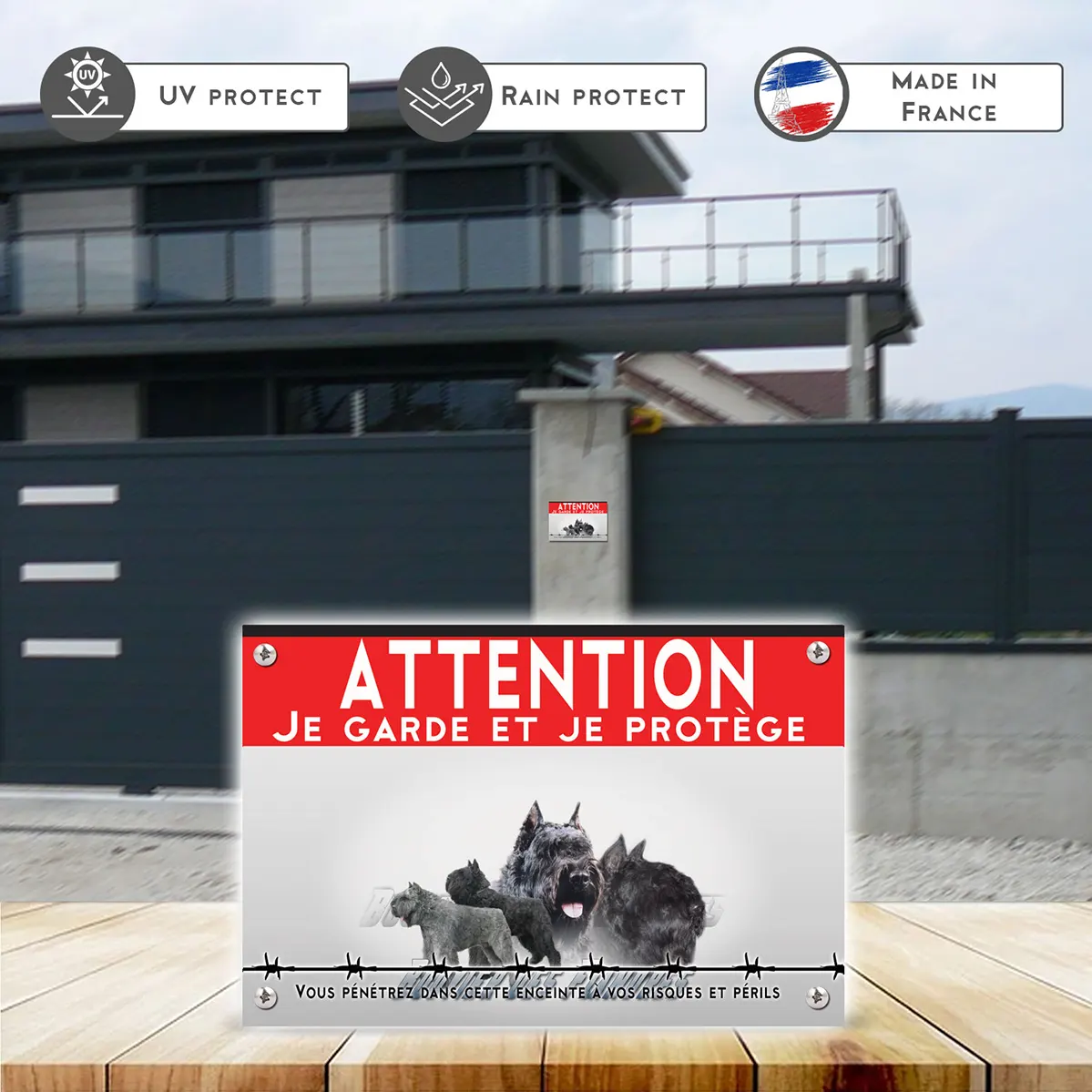 Grande pancarte Bouviers des Flandres