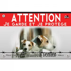 Signalisation personnalisee Image de Jack Russell Terrier