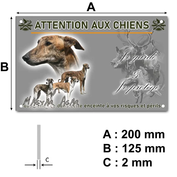 panneau Visuel de plusieurs chiens Magyar Agar