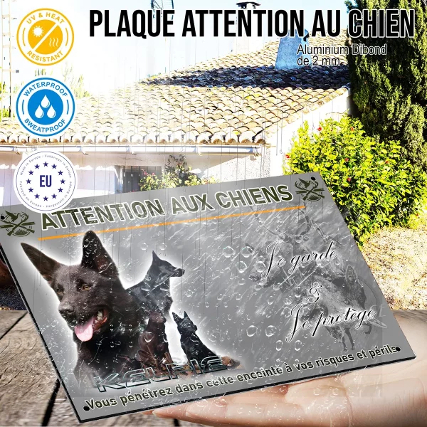 panneau Collage de plusieurs Kelpies sur fond graphique