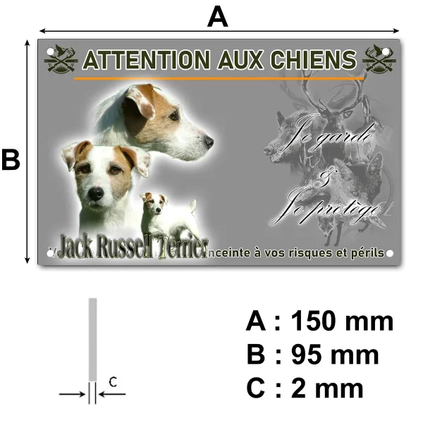 plaque Image de Jack Russell Terrier