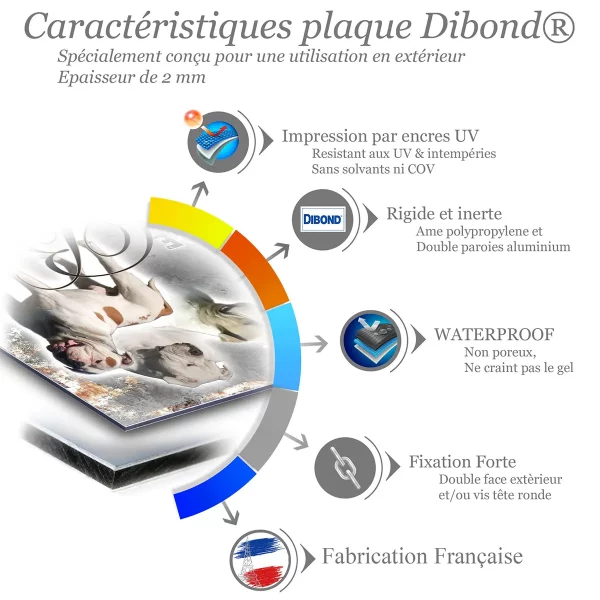 je monte la garde Trois American Bulldogs se tenant ensemble avec texte.