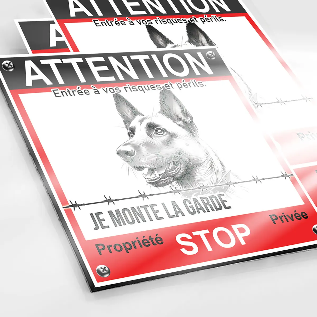 Attention Au Chien Portail