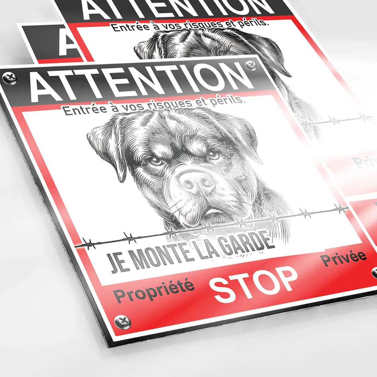 Attention Au Chien Maison