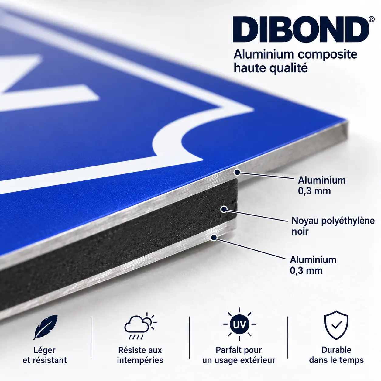 Le dibond aluminium